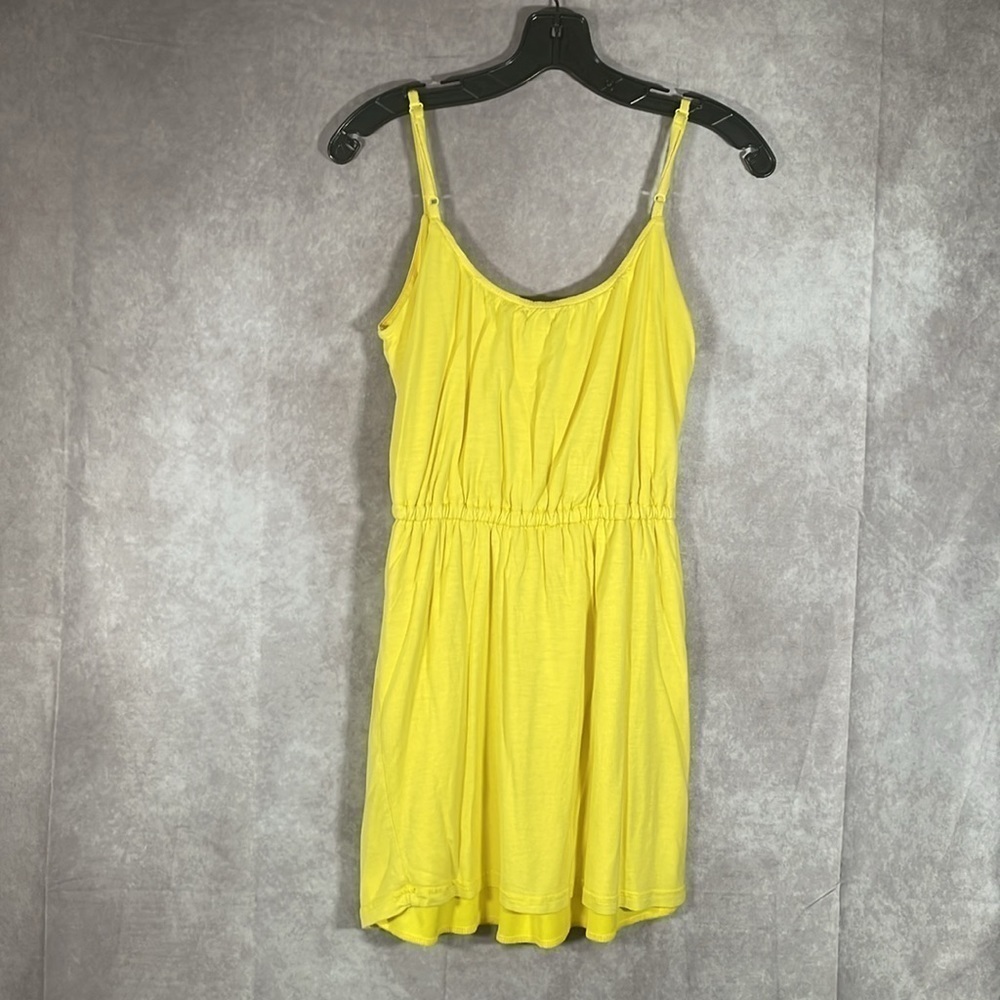 GUESS | Bright Yellow Mini Tank Top Dress | Size XS - Picture 4 of 12
